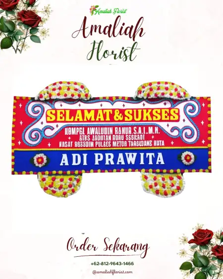 Papan Bunga Ucapan Selamat Sidotopo